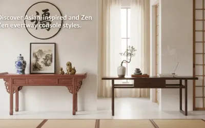 Asian-Inspired and Zen Console Tables: A Guide to Calm Entryway Design