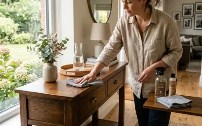 Console Table Care Guide: Cleaning and Maintenance Tips