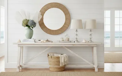 Coastal and Hamptons Console Tables: A Guide to Seaside Entryway Style