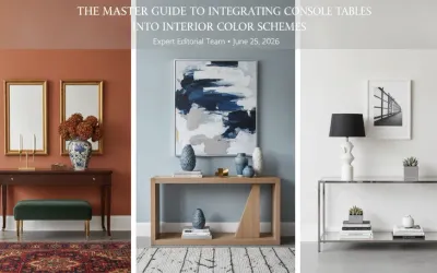 Console Table Color Schemes: How to Match Your Table to Your Interior