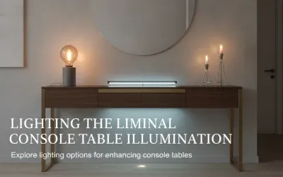 Console Table Lighting: How to Choose the Best Lamps and Fixtures