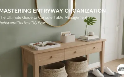 Console Table Organization Hacks for a Clutter-Free Entryway