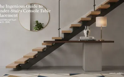 Under-Stairs Console Table Ideas: Creative Ways to Use the Space