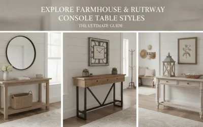 Farmhouse and Rustic Entryway Console Tables: What to Know Before You Buy