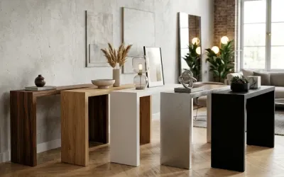 Console Table Finish Guide: Durability and Maintenance by Material
