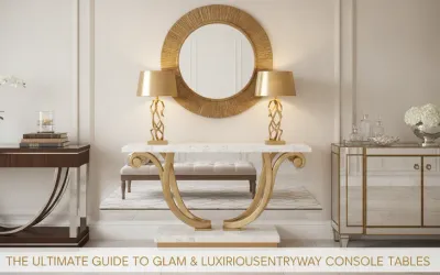 Glam and Luxury Entryway Console Tables: A Buyer's Guide
