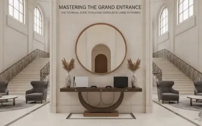 Placing Console Tables in Large Entryways: Scale and Layout Tips