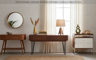 Mid-Century Modern Entryway Console Tables: Styles, Materials, and Shopping Tips
