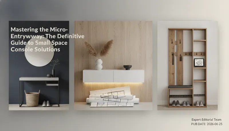 Small entryway console table ideas including floating consoles, ultra-narrow designs, and acrylic options